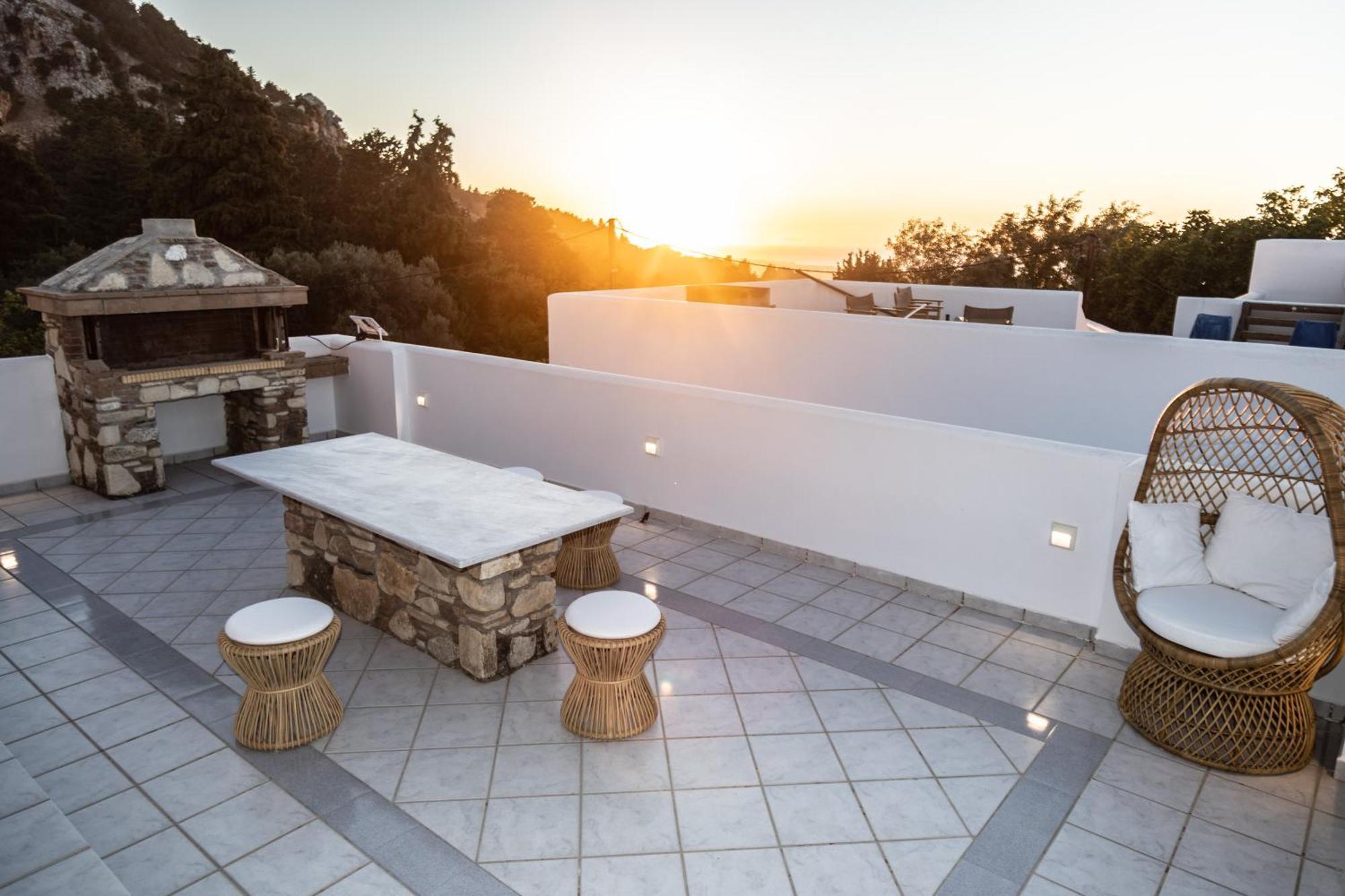 Giannis & Maria Sunset House Villa Lagoudi Zia Exterior photo